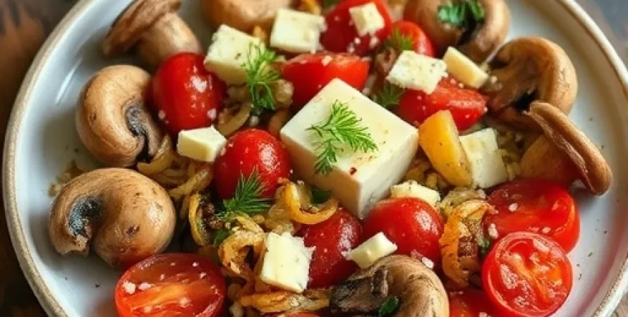 Champignons farcis au saucisson