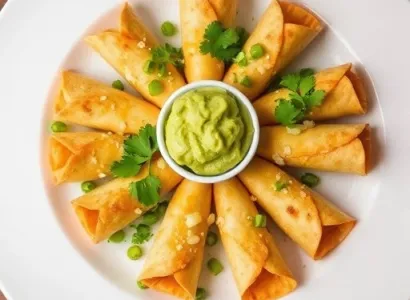 Taquitos de haricots et fromage
