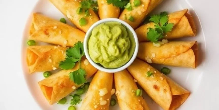 Taquitos de haricots et fromage