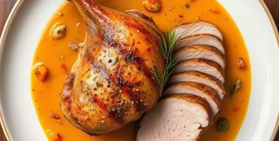Poulet au gingembre et rhum