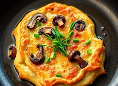 Galettes aux champignons