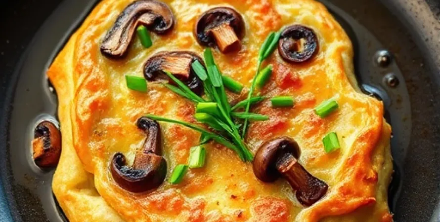 Galettes aux champignons