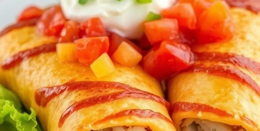 Chimichangas de dinde