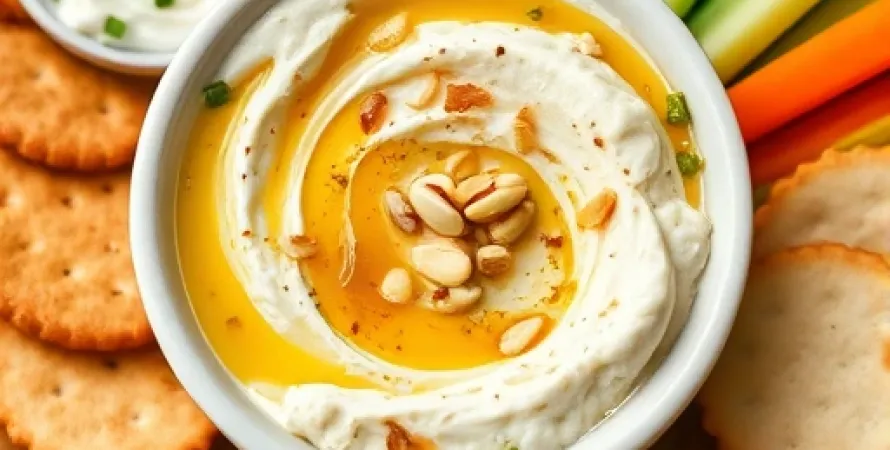 Dip d'oignon doré
