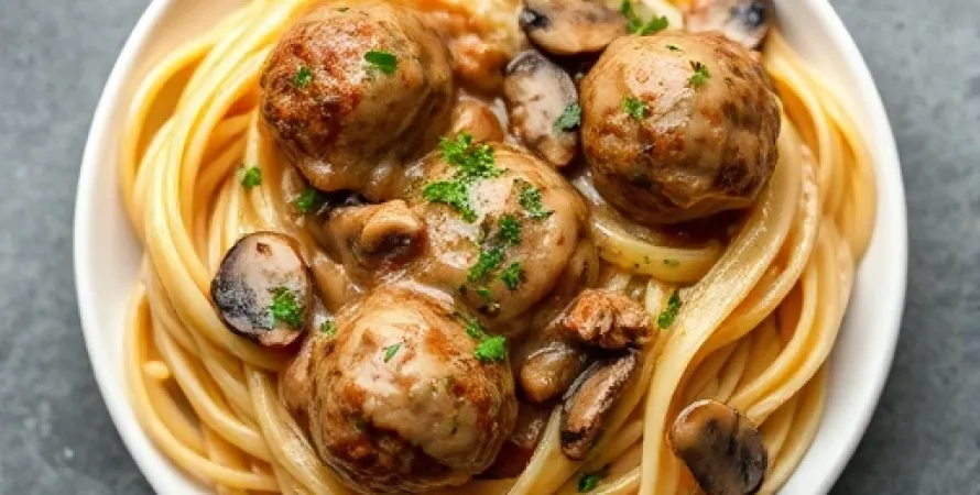Boulettes de boeuf à la Stroganoff
