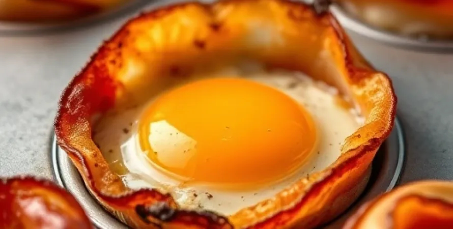 Oeufs au bacon en cocotte