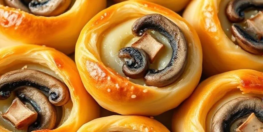 Rouleaux de mushrooms aux fromages