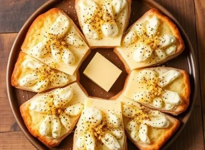 Galettes de fromage au noix