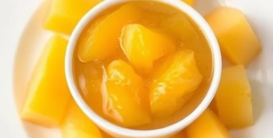 Compote de pommes au beurre d'amandes