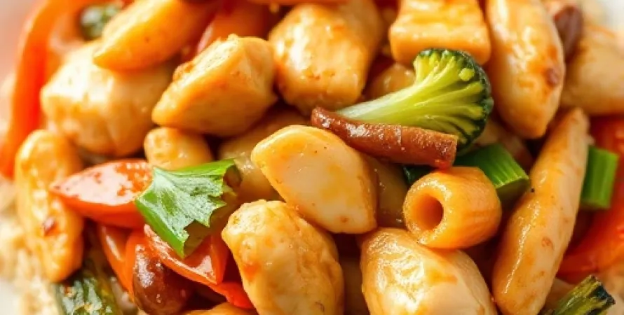 Chow Mein au Poulet