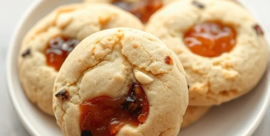 Cookies sans gluten à la confiture