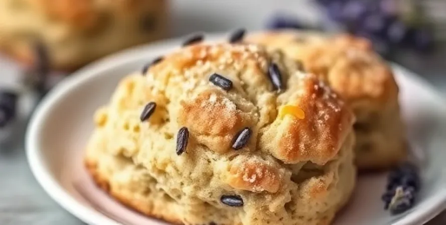 Scones à la lavande
