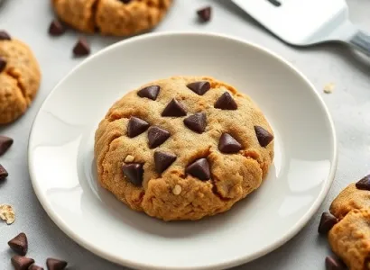 Cookies au beurre de cacahuètes et chocolat sans gluten