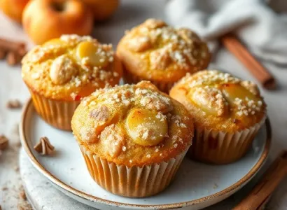 Muffins aux Pommes de Caroline du Nord