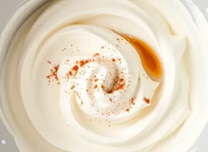Crème fouettée au cannelle