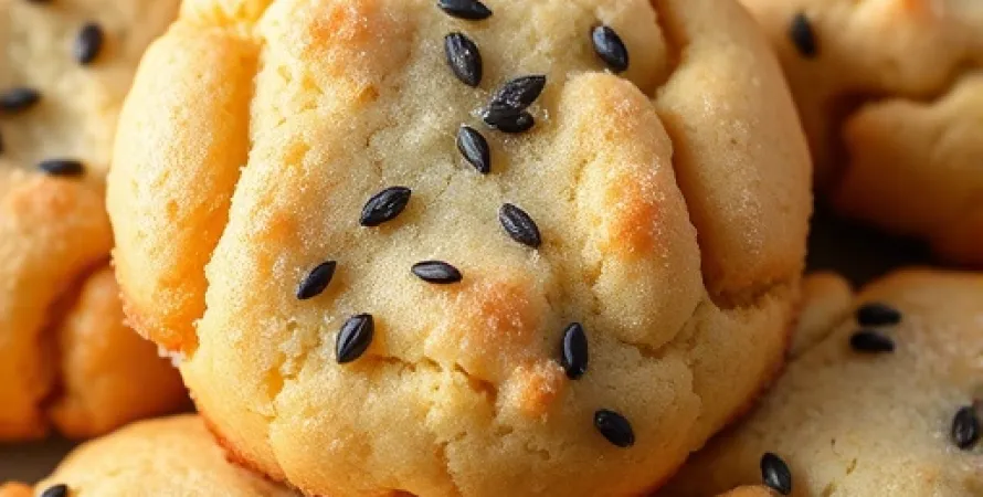 Cookies au pavot et sucre