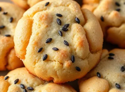 Cookies au pavot et sucre