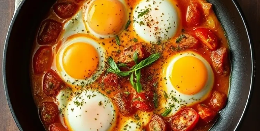 Shakshuka au blet et fromage