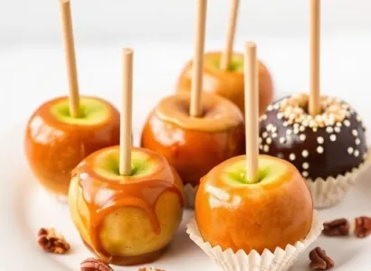 Pommes caramel mini