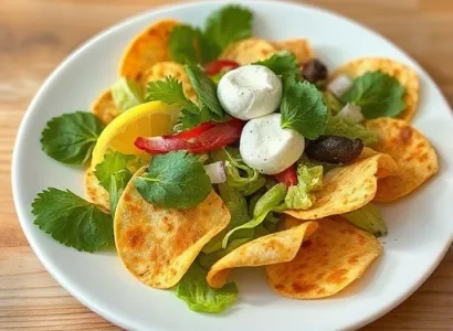 Salade aux tortillas croustillantes