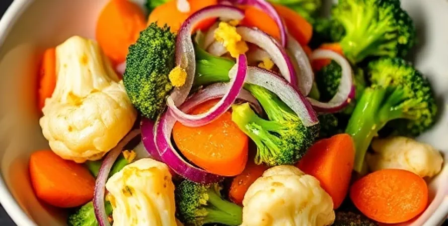 Salade de broccoli et chou-fleur