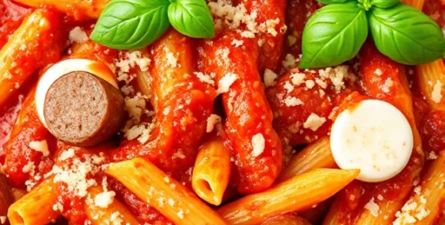 Pâtes au saucisson italien