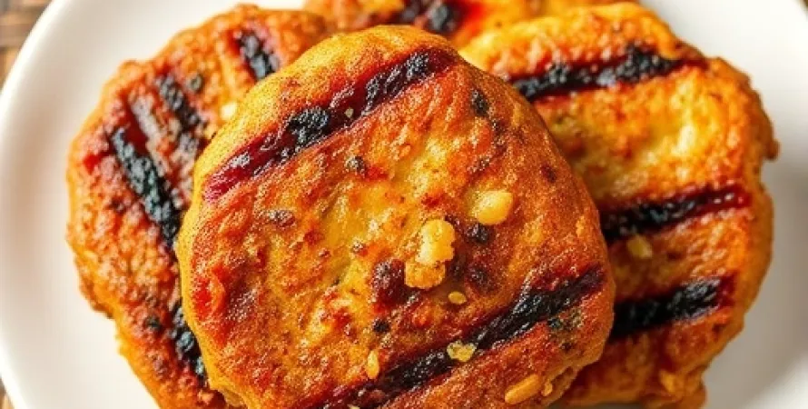 Poulet coréen en galettes
