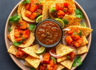 Salsa à l'ananas et aux tomatillos