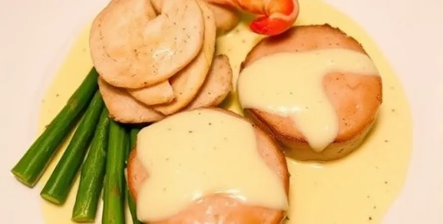 Veau Oscar à la sauce Béarnaise