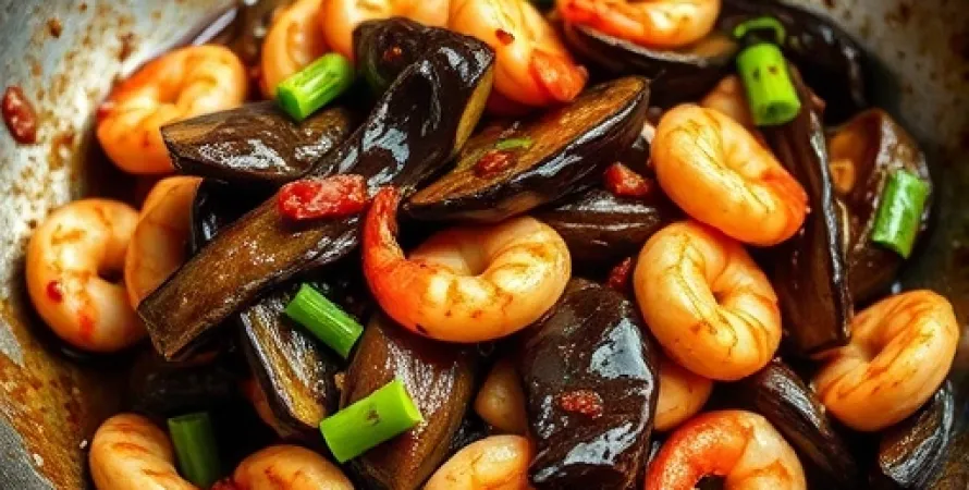 Aubergines au style Sichuan
