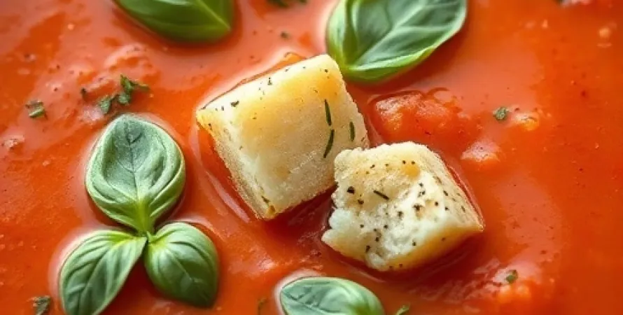 Potage aux tomates herboriste