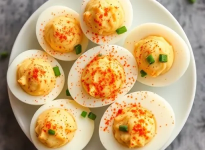 Oeufs durs aux fromages