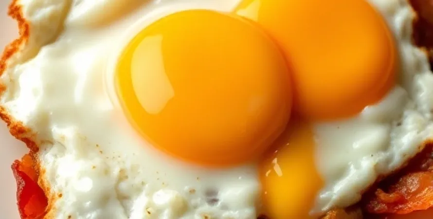 Oeufs frits à la graisse de bacon