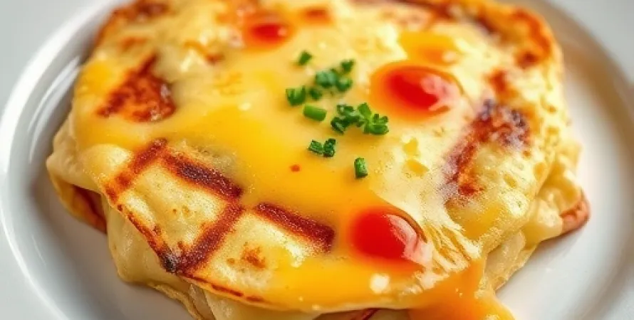 Omelette Quesadilla au Fromage