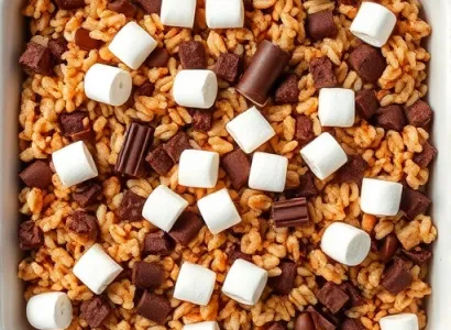 Mocha riz croustillant