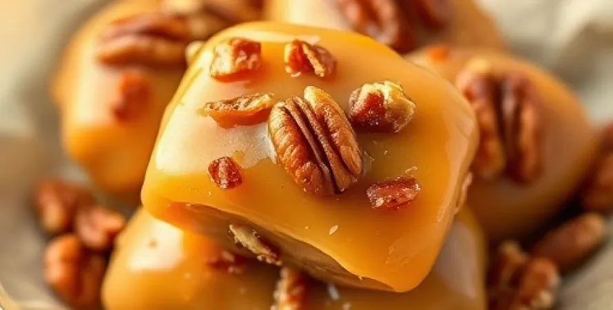 Préparation de pralines au sirop d'érable