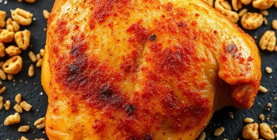 Poulet croustillant au paprika