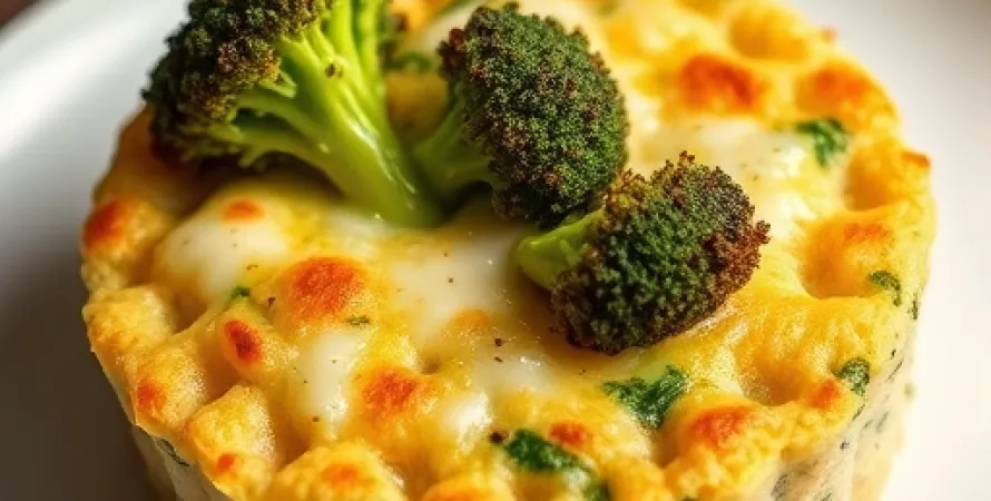 Timbales de millet et broccoli
