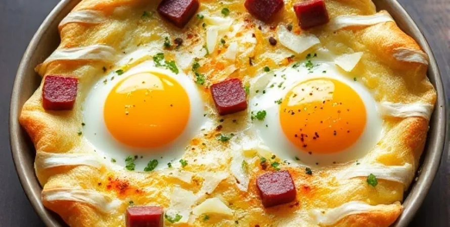 Oeufs au fromage de pays