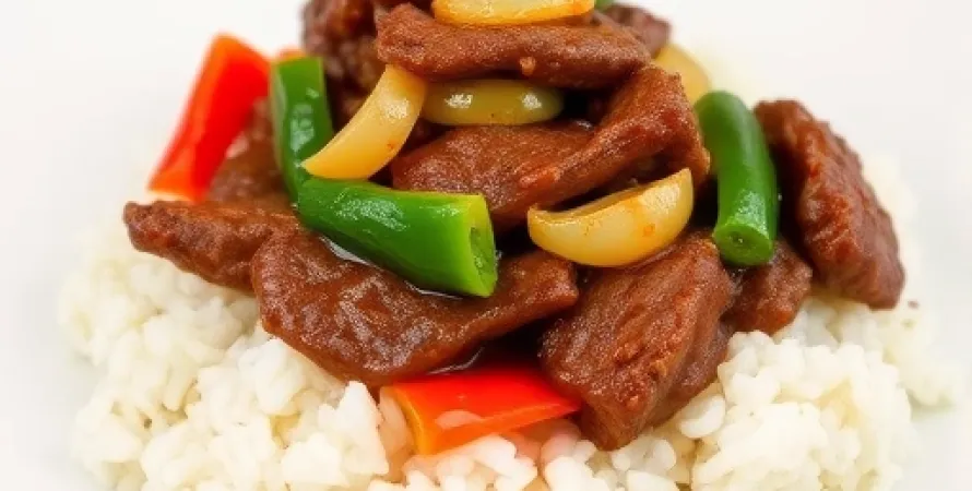 Poivrons et boeuf à la sauce spéciale