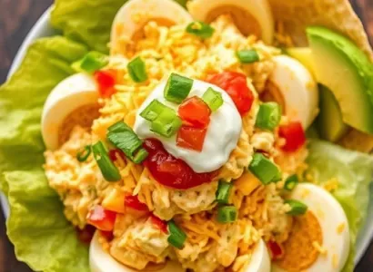 Salade d'oeufs Tex-Mex