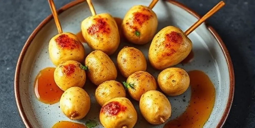 Brochettes de chou-fleur au four