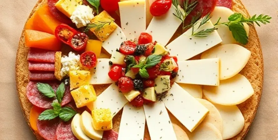 Rouleau à l'antipasto