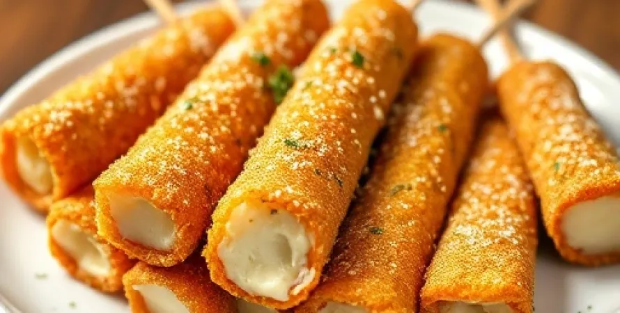 Bâtonnets de mozzarella frits