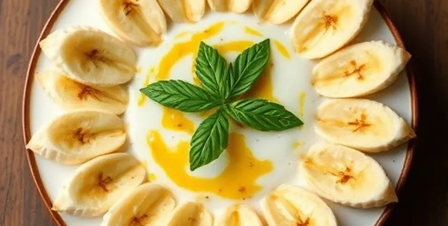 Fleur de banane au lait de coco