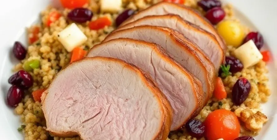 Filet de porc au quinoa