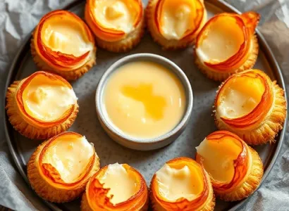 Morceaux de fromage et oignon