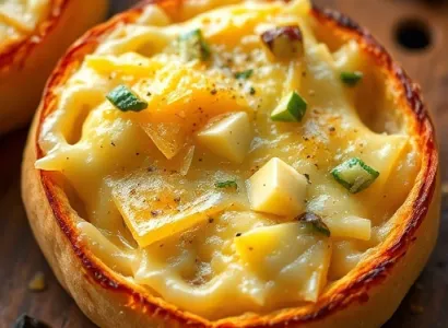 Pain au Fromage Cheddar et Ciboulette