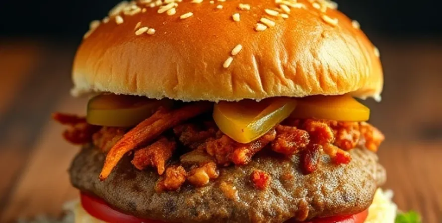 Hamburger Oriental au Riz
