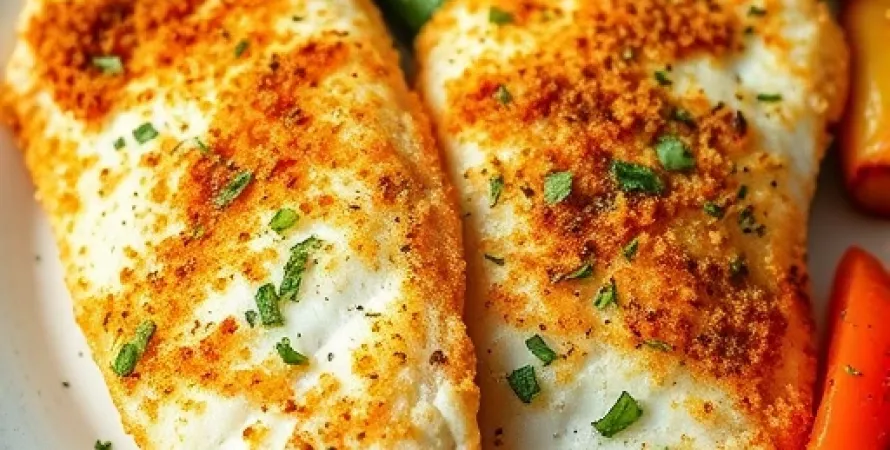 Filets de tilapia panés